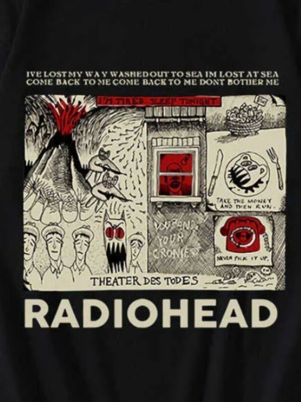 Radiohead Merchandise Mens T Shirt 257 - Picture 2 of 5